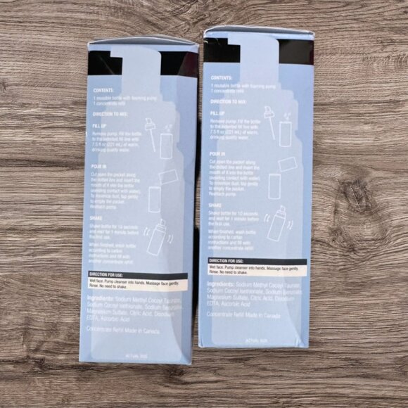New NEUTROGENA Reusable Gentle Foaming Facial Cleanser Bottle Concentrate Refill - Picture 2 of 7